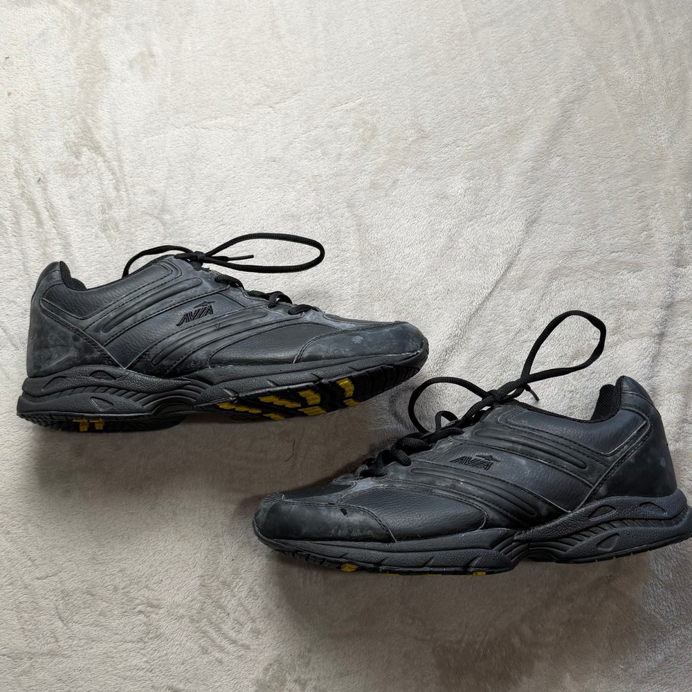 Avia Mens Black Athletic Walking‎ Shoes Cross Training Sneakers Size 11